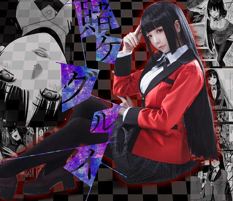 Japanese Manga Kakegurui Compulsive Gambler Earrings Jabami Yumeko