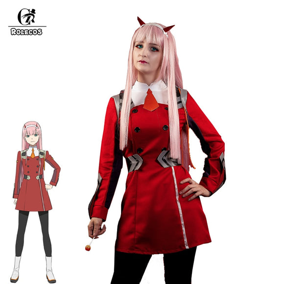 Zero Two Red Dress -Darling in the Franxx Cosplay AndreaGioco